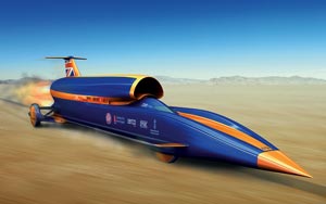 World's first 1,000 mph Bloodhound SuperSonic Car set for 2016 trial
