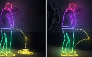 Urine-Proof Paint Returns Fire On Peeing Perps