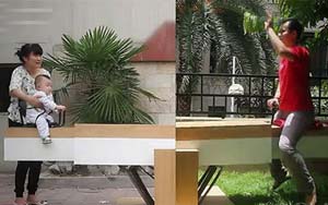 Chinese Man Builds World's Longest Seesaw to Play with Son Living 730 Miles Away