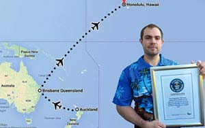 Man Celebrates His Birthday for 46 Hours by Flying Back in Time
