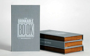 The Pages of this 'Drinkable Book' make dirty water drinkable