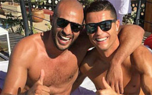 Ronaldo's 'bromance' with Badr Hari sparks `gay` rumours