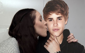 Girl changes name to Bieber; Sleeps with a cardboard cutout of the Singer