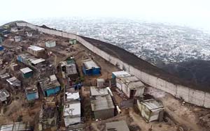 Shocking: 'Wall of Shame' Built in Peru to Divide Rich and Poor