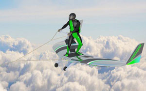 Daredevils Could Soon Ride the Clouds with This New 'Sky Surfing' Board