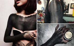 `Blackout` Tattoo Trend Has People Blacking Out Large Areas of Their Bodies