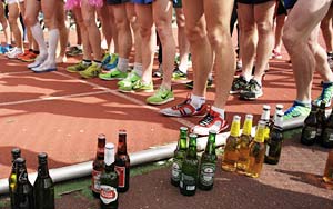 Beer Mile Race Proves Running and Beer Go Well Together