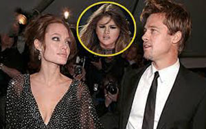 Reason for split? Angelina found pics of Selena Gomez on Brad's phone