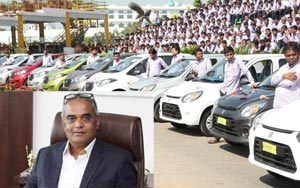 This Diamond Tycoon Gifts Over Thousand Ccars, 400 flats to staff for Diwali