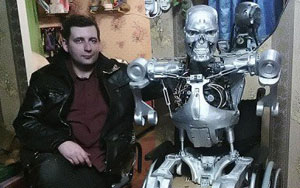 Russian Programmer 3D-Prints T-800 Terminator Robot  With Artificial Intelligence