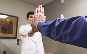 This doctor can feel his patients' pain... literally!
