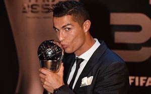 Cristiano Ronaldo wins 'The Best FIFA Men's Player' award