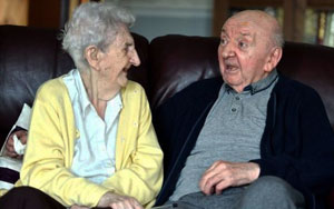 98-Year-Old Mom Moves into Retirement Home to Take Care of 80-Year-Old Son