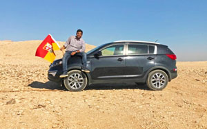 An Indian Explorer declares himself as the King of No Man's Land!