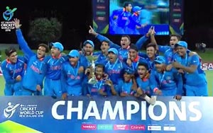 India beat Australia to lift the Under-19 Cricket World Cup for record 4th time