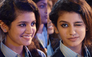 'National crush' Priya Prakash Varrier creates record on Instagram