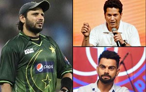 Kohli, Sachin, Gambhir, Kapil Dev blast Shahid Afridi for Kashmir remarks 