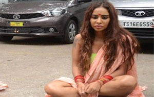 Telugu actress alleges sexual exploitation; 'strips' in public