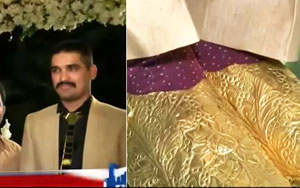Viral: Pakistan Groom Wears Gold Shoes & Crystal Tie Worth Rs 25 Lakhs at his Wedding