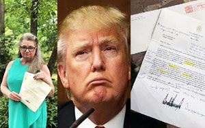 'OMG this is WRONG': Retired English teacher corrects White House letter, sends it back