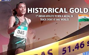 World U20 Championships - Hima Das scripts history, wins India's first ever gold in track event