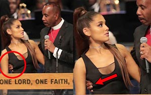 Pastor Apologises For Groping Ariana Grande