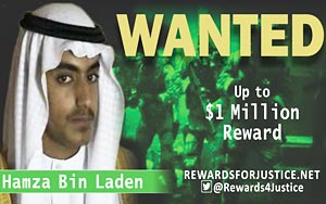 US offers $1 million reward to find Osama bin Laden's son Hamza