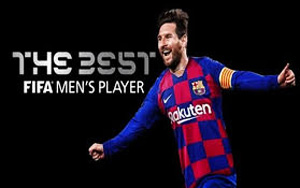 Messi wins best FIFA player of the year for record sixth time