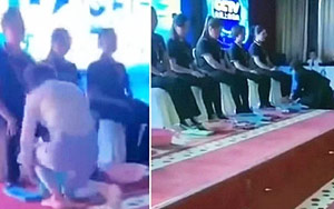 Chinese Bosses Wash Employees' Feet to Thank Them for Working Hard