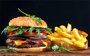 Burgers and Fries can adversely affect your mental health - Study