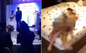 Groom Plays Video of Bride Cheating with Her Brother-in-Law During Their Wedding Reception