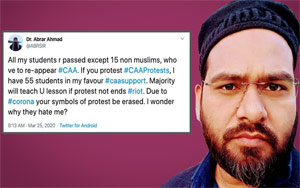 Jamia University Professor Says He 'Failed Non-Muslim Students', Suspended