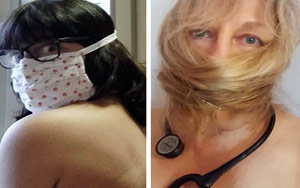 German, French Healthcare Workers Pose Nude to Protest PPE Shortages