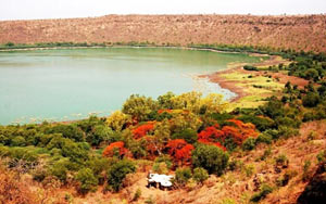 50,000-Year-Old Lonar Lake Turned Pink Overnight In Maharashtra