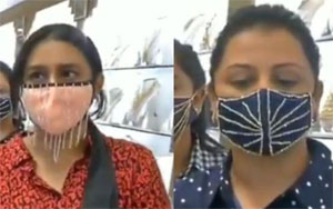 Surat Jewellery Shop Sells Diamond-Studded Masks Worth Lakhs
