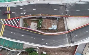 Massive Road Bridge Built Around Tiny House of Very Stubborn Owner
