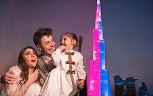 Viral - Dubai Couple Hosts Gender Reveal on Burj Khalifa