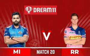 IPL 2020 - Match No. 20 - Mumbai Indians vs Rajasthan Royals - Preview and Predictions