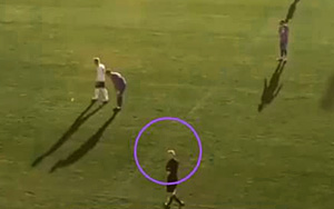 AI-Powered Camera Keeps Mistaking Linesman's Bald Head for Ball During Football Match