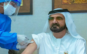 UAE Prime Minister Sheikh Mohammed Receives Coronavirus Vaccine Shot