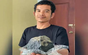 Man Becomes Overnight Millionaire After Meteorite Crashes Through His Roof