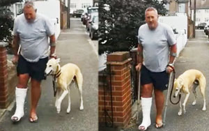 Man Spends Over $400 Treating Limping Dog, Only to Learn It Was Only Imitating Him 'Out of Sympathy'