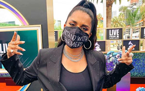 YouTuber Lilly Singh Shows Her Support For Farmers' Protest at The Grammys Red Carpet!