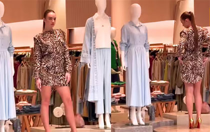 Video: Woman Stands On Display At Clothing Store In Dubai, Intenet Calls It 