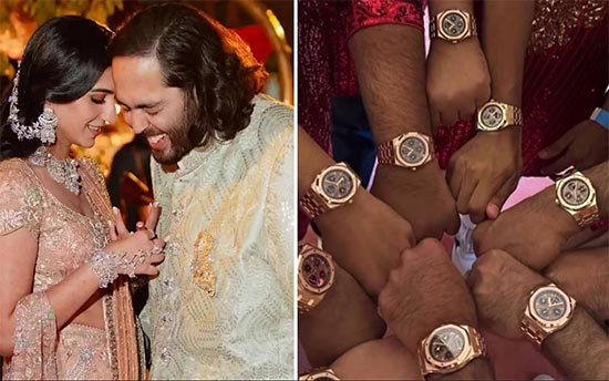 Anant Ambani Gifts SRK, Ranveer Singh and All His Groomsmen Rs 2 Crore Watches