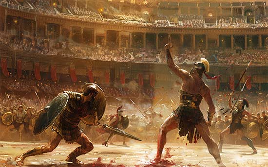 Gladiator Fights To Return to Rome's Colosseum