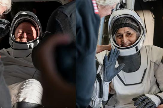 Sunita Williams Returns to Earth After 286 Days In Space