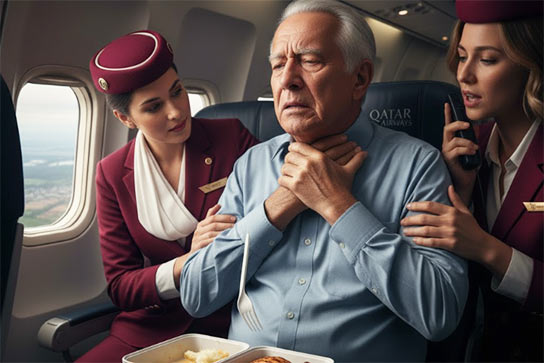 Qatar Airways' Vegetarian Passenger Chokes To Death After Being Told To 'Eat Around The Meat'