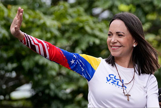 Venezuelan Opposition Leader Maria Corina Machado Wins Nobel Peace Prize