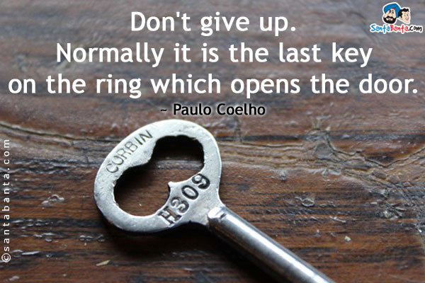 Don't give up. Normally it is the last key on the ring which opens the door.